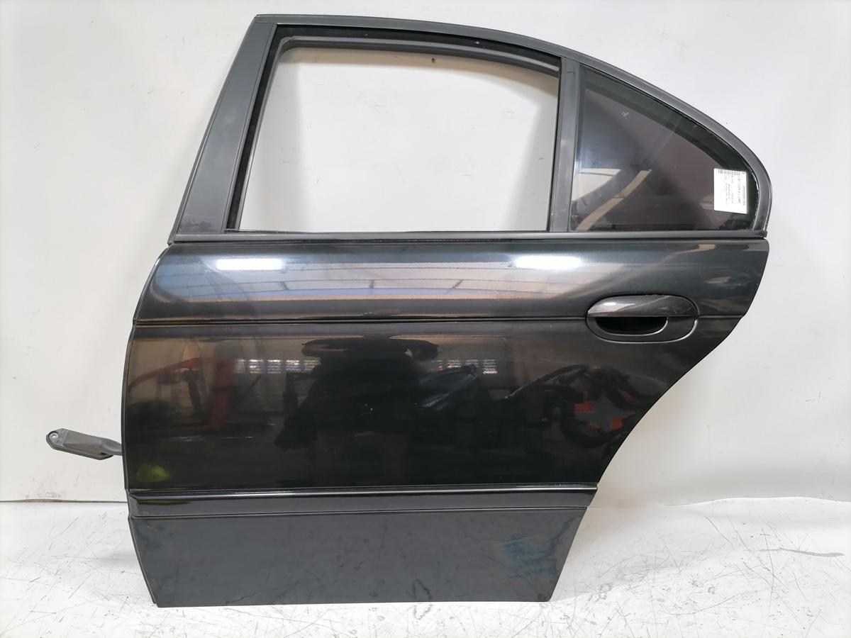 BMW 5er E39 original T&uuml;r hinten links 475 Blacksapphire Limousine Bj.2002